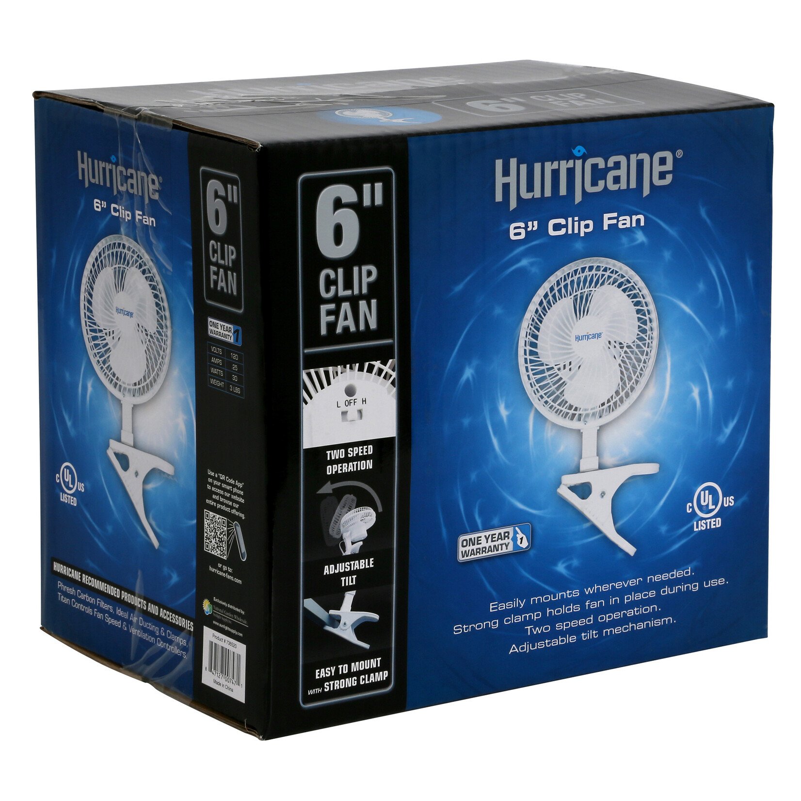 Hurricane Hurricane 6" Clip Fan