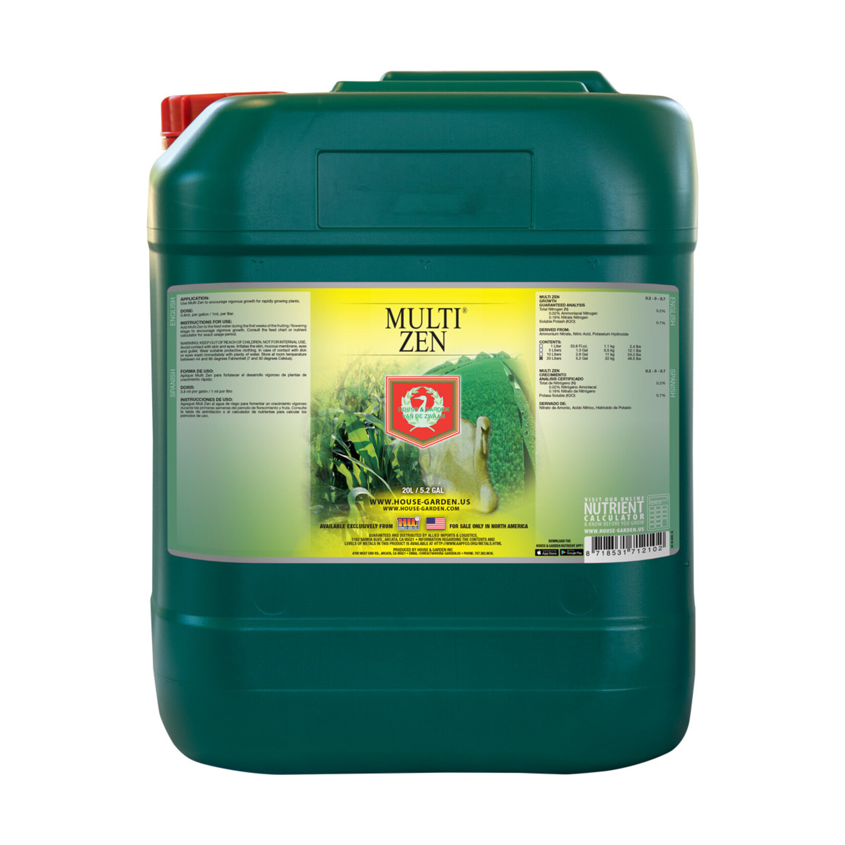 House & Garden House & Garden Multi Zen 20 Liter
