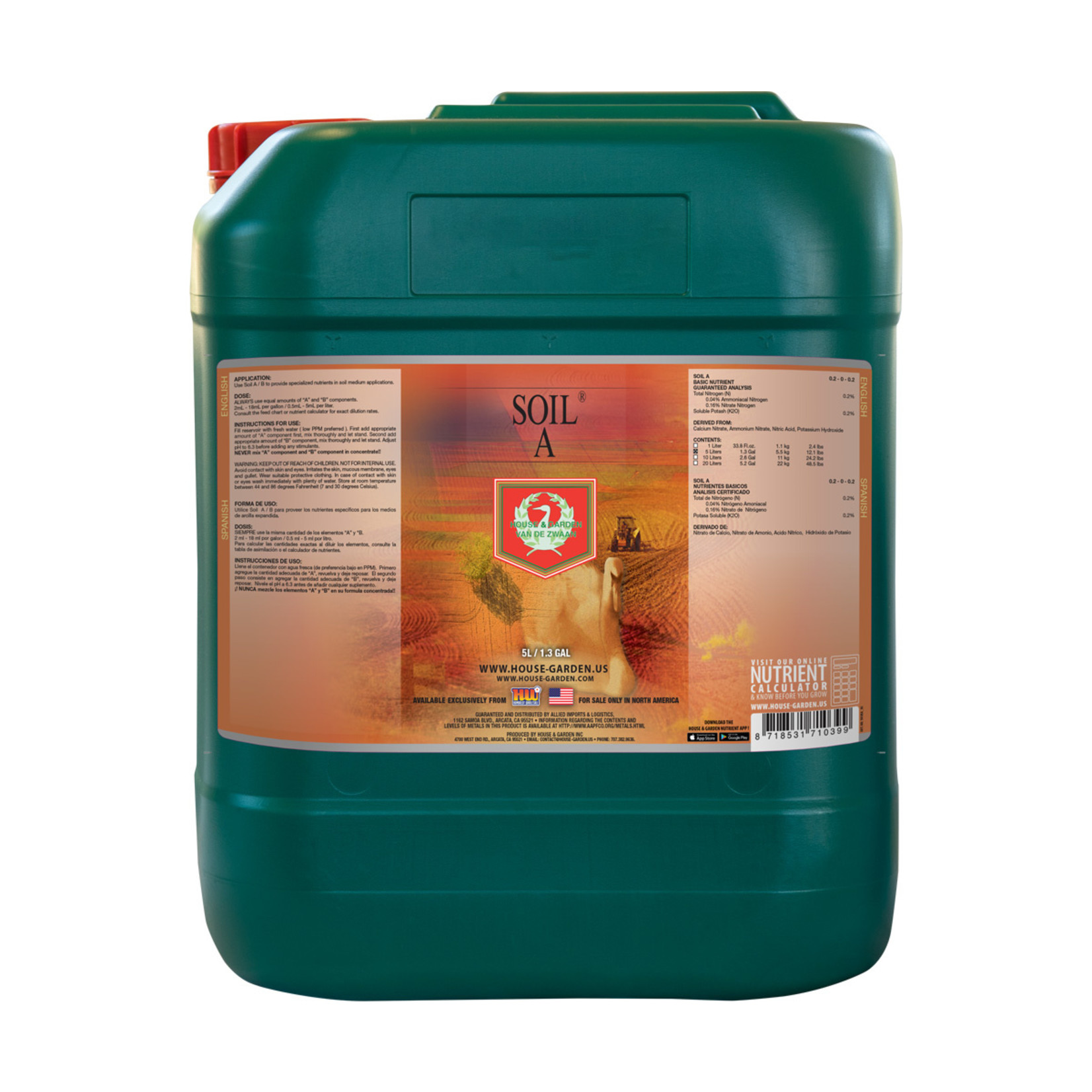 House & Garden House & Garden Soil A 5 Liter