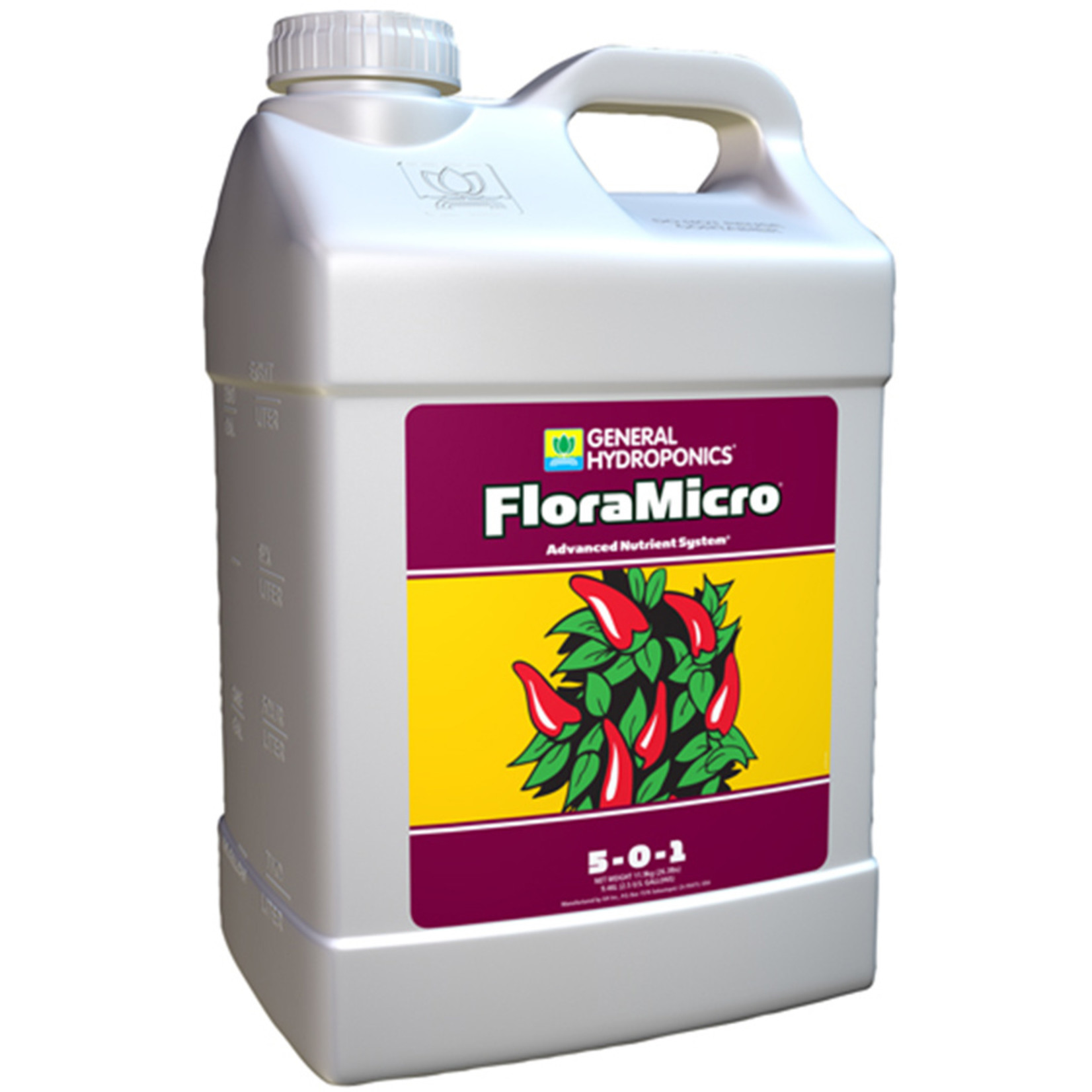 General Hydroponics GH FloraMicro 2.5 Gallon