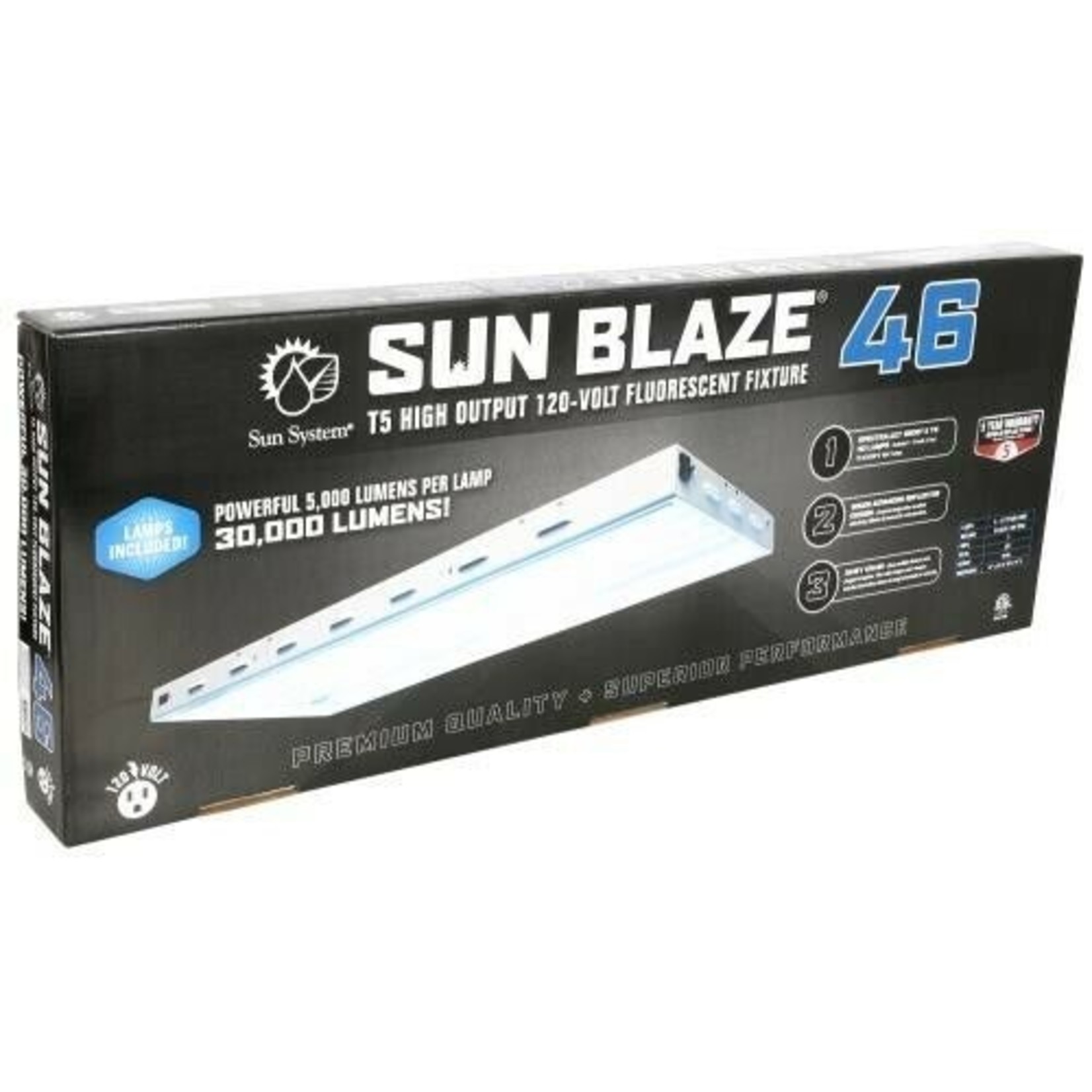 Sun Blaze Sun Blaze T5 High Output 4' 6 Bulbs