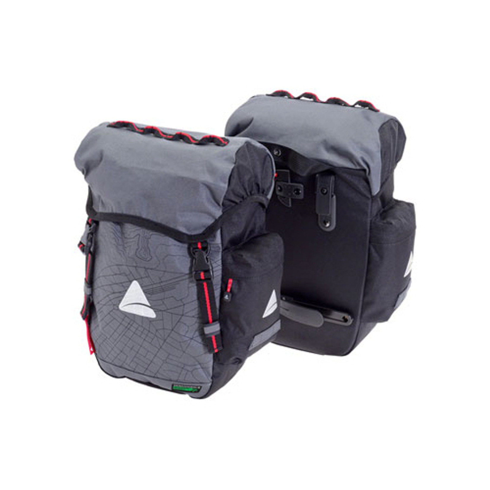 Axiom Axiom Seymour Oceanweave 22+ Panniers: Gray/Black