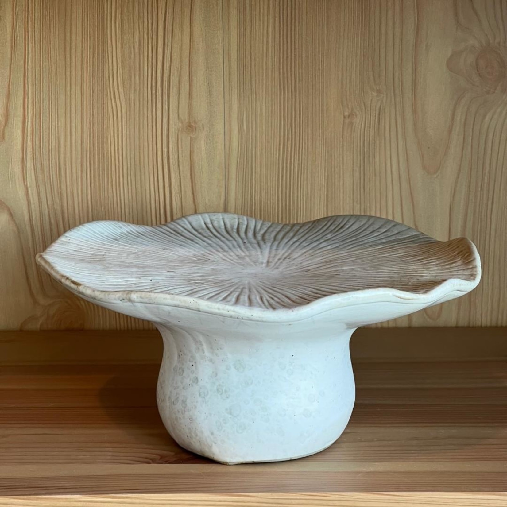 Mushroom Shaped PedestalStoneware Sunday Night Dinner