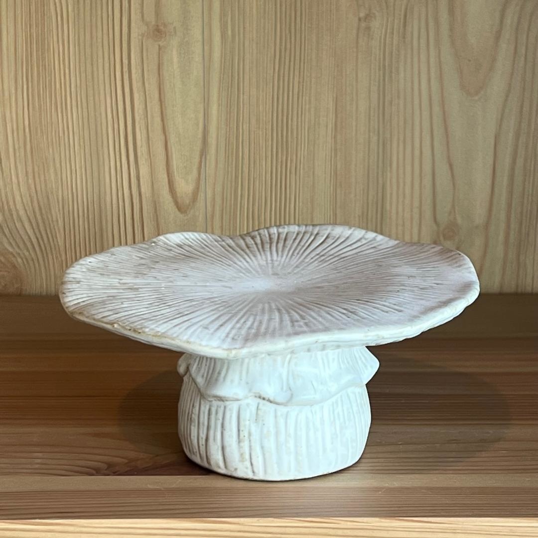 Mushroom Shaped PedestalStoneware Sunday Night Dinner