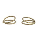 Double Brass Napkin Ring