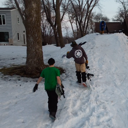 Late Season Backyard Tube Session