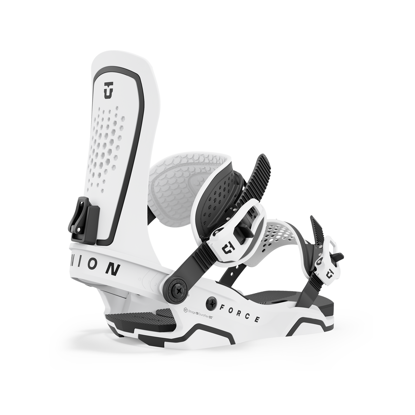 Union Force Snowboard Bindings 2024 - White - Faction Boardshop