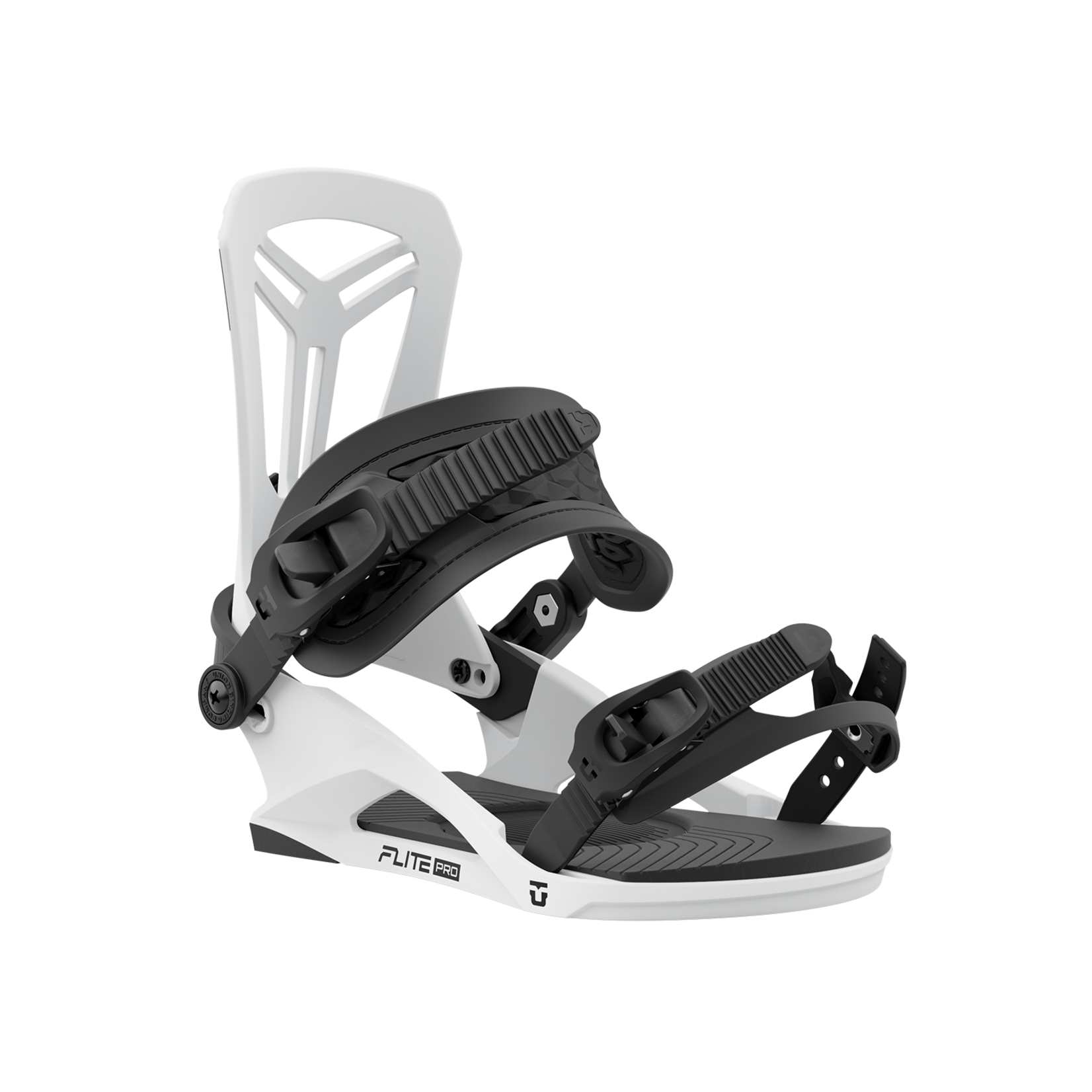 Union Flite Pro Snowboard Bindings 2024 - White - Faction Boardshop