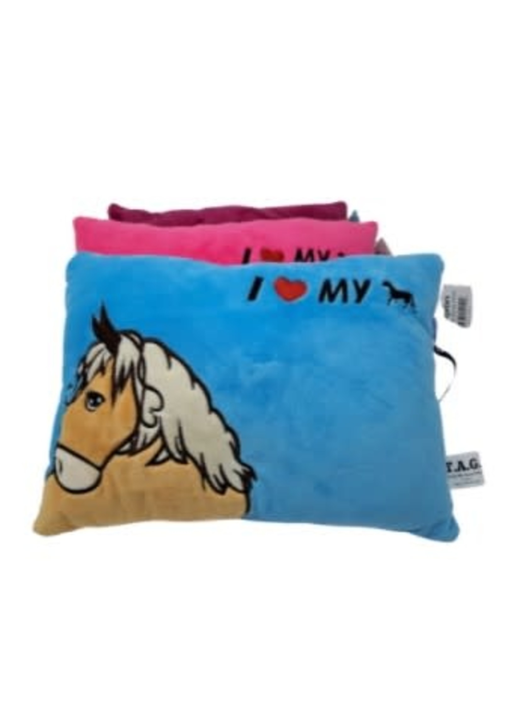 I Love My Horse Pillow