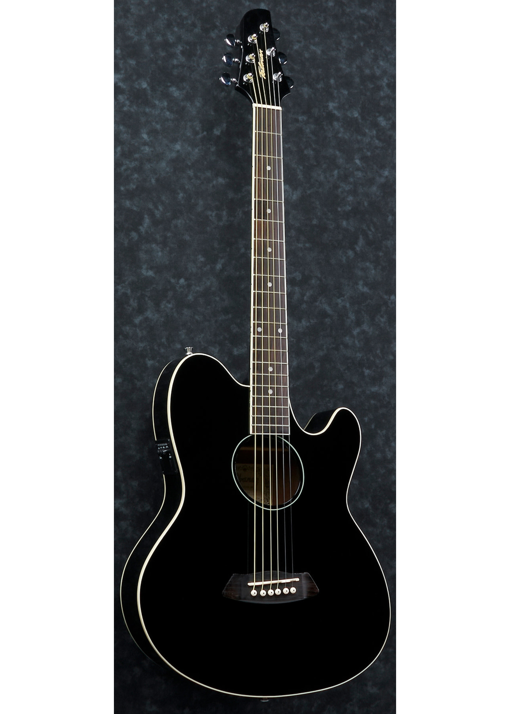 IBANEZ Ibanez TCY10EBK Talman Black Finish 6 String RH Acoustic Electric Guitar tcy-10-e-bk