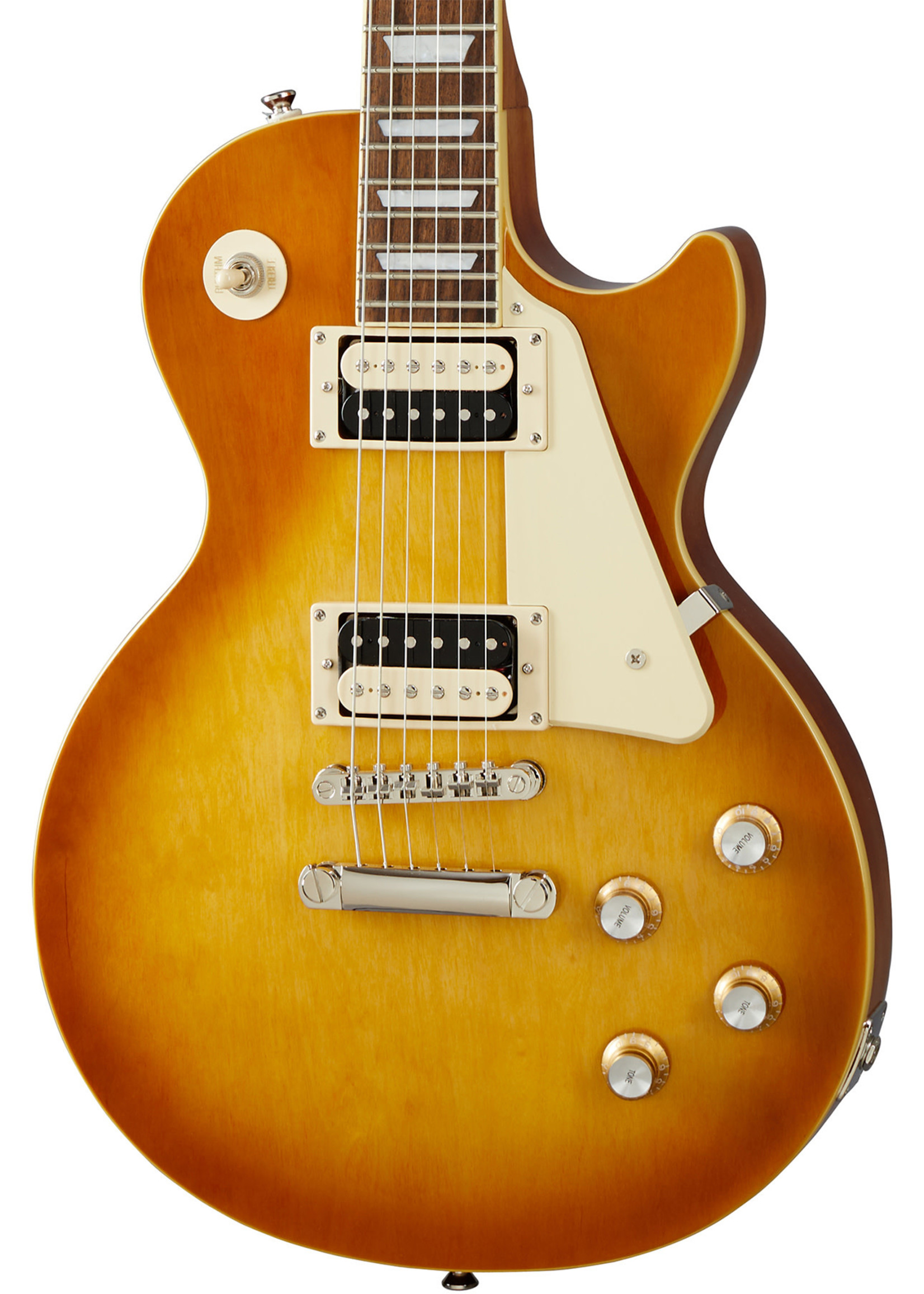 Epiphone Epiphone EILOHBNH Les Paul Classic 6-String RH Electric Guitar–Honeyburst Gloss eilo-hb-nh