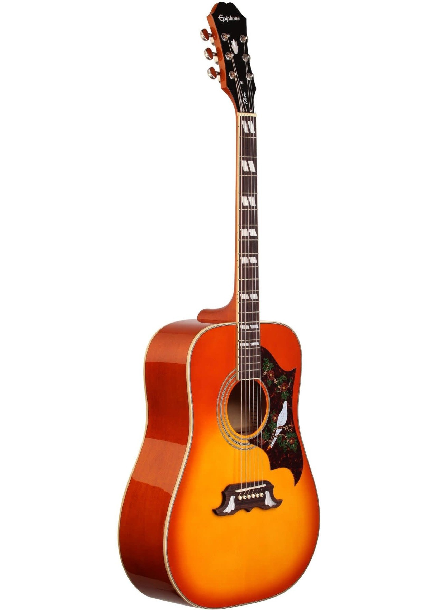 Epiphone Epiphone EEDVVBNH Dove Pro 6-String RH Acoustic Electric Guitar-Violin Burst ee-dv-vb-nh