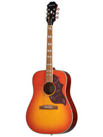 Epiphone Epiphone EEHBFCNH Hummingbird Studio 6 String RH Acoustic Electric-Faded Cherry Burst ee-hb-fc-nh