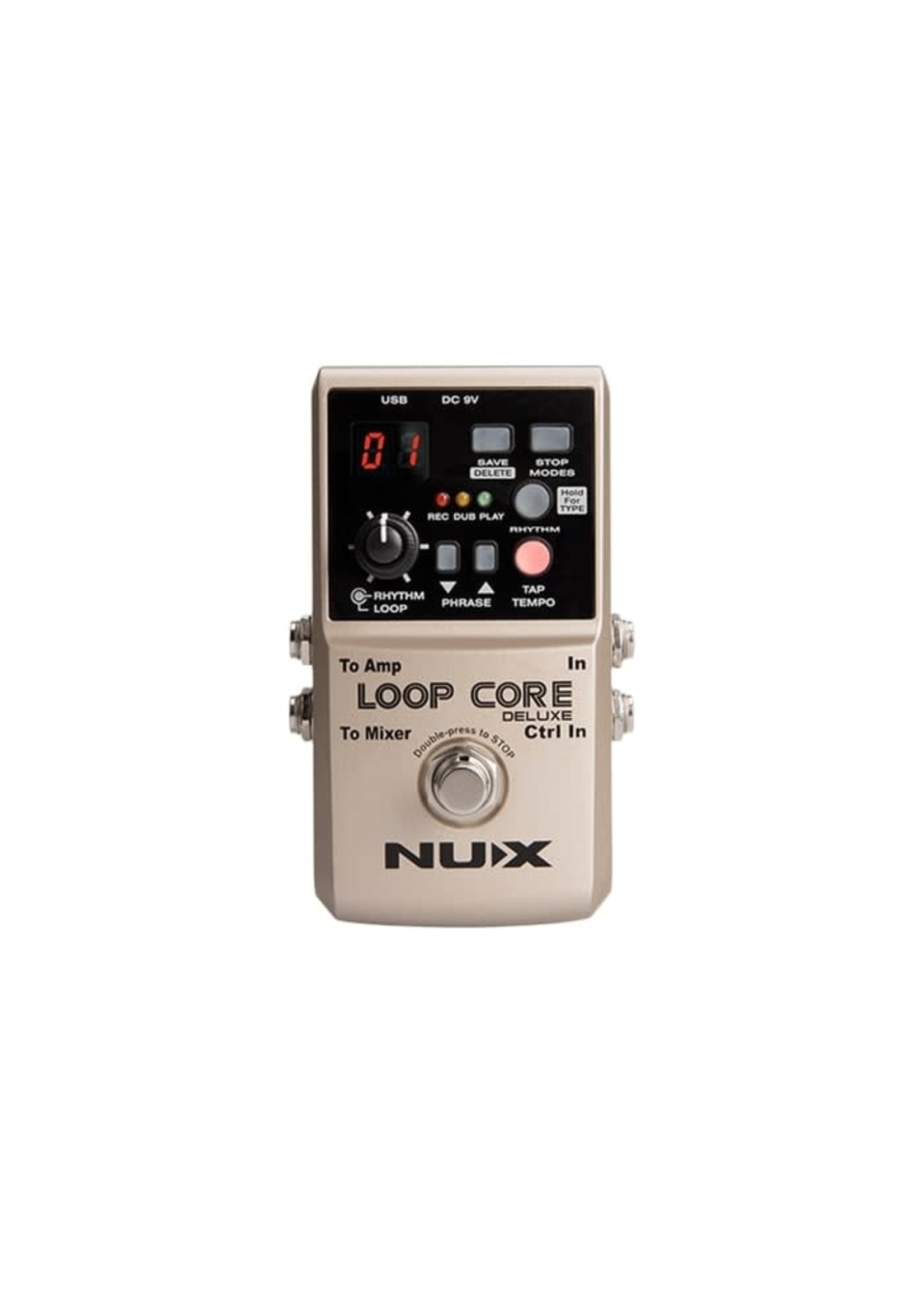 Nux NUX Deluxe 24-bit Looper Pedal Item ID: LOOPCORE-DELUXE