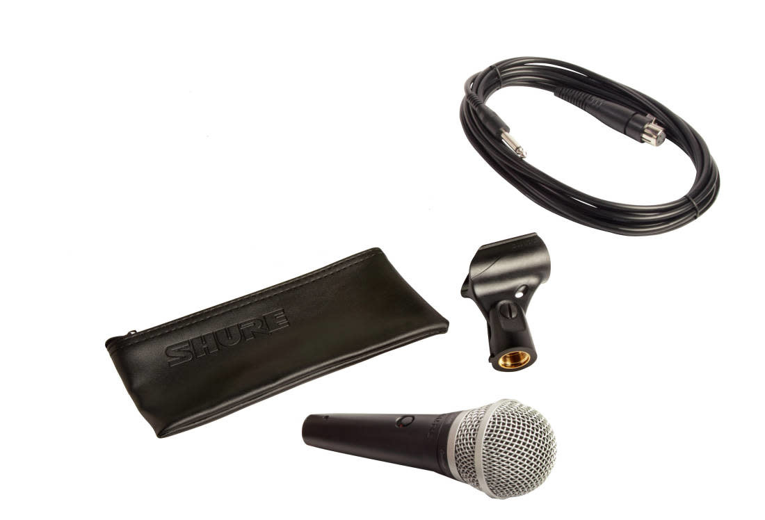 Shure PGA48 Cardioid Dynamic Vocal Microphone with 1/4'' Cable