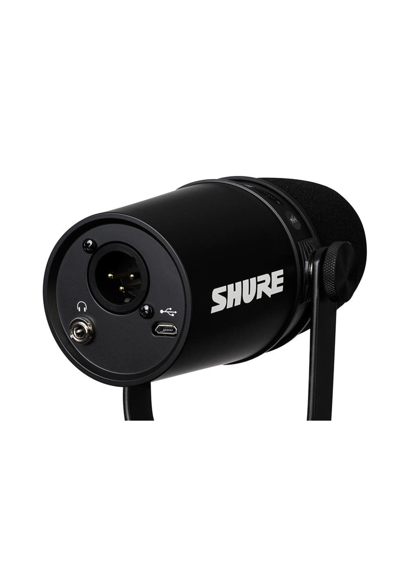 Shure MV7 XLR/USB Dynamic Podcasting Microphone - Black - The Gear Box
