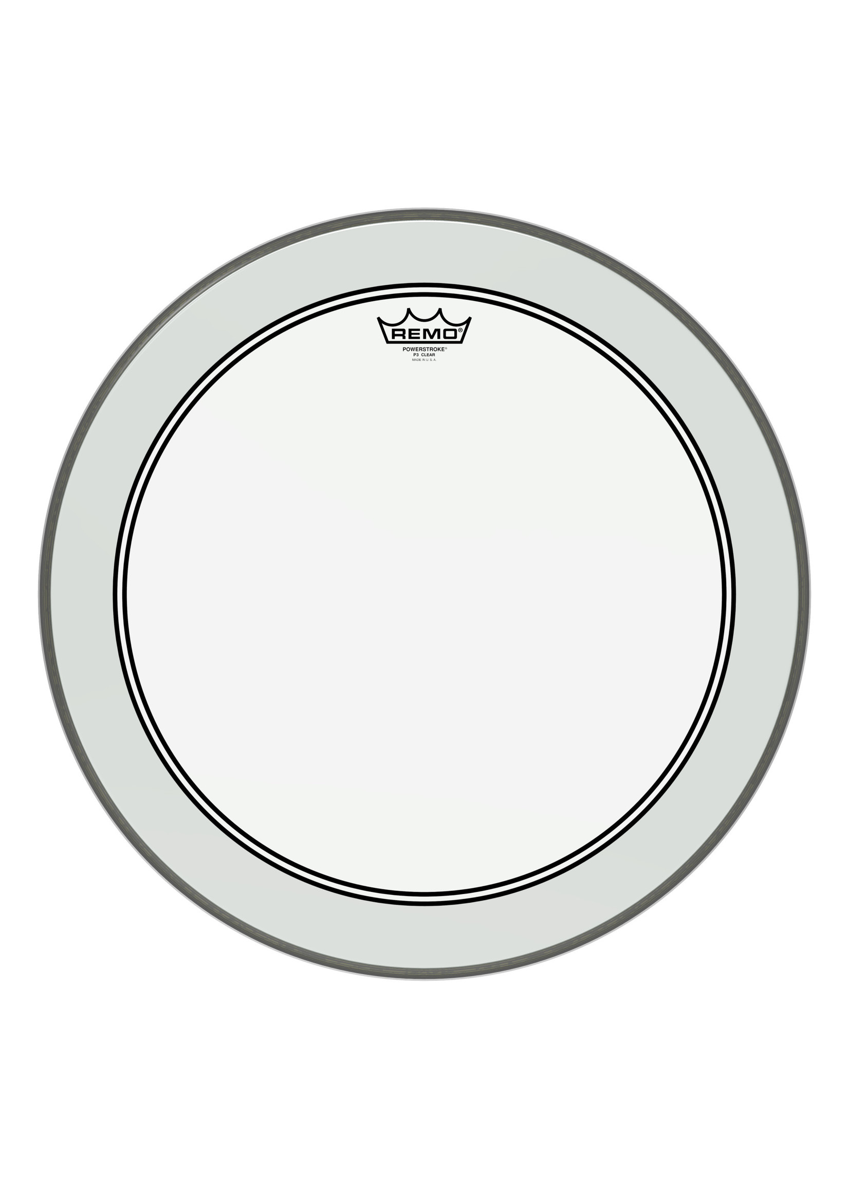 Remo Remo Powerstroke® P3 Clear Bass Drumhead, 22" Item ID: P3-1322-C2
