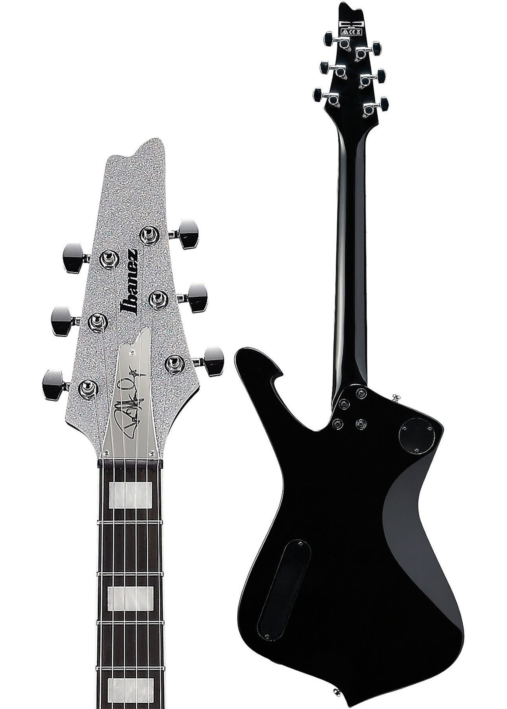 IBANEZ Ibanez PS60SSL Paul Stanley Signature 6-String RH Electric Guitar with Gigbag-Silver Sparkle ps-60-ssl