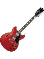 IBANEZ USED TRADE IN Ibanez AS7312TCD Artcore Series 12-String RH Semi-Hollow Electric Guitar-Transparent Cherry Red as-7312-tcd