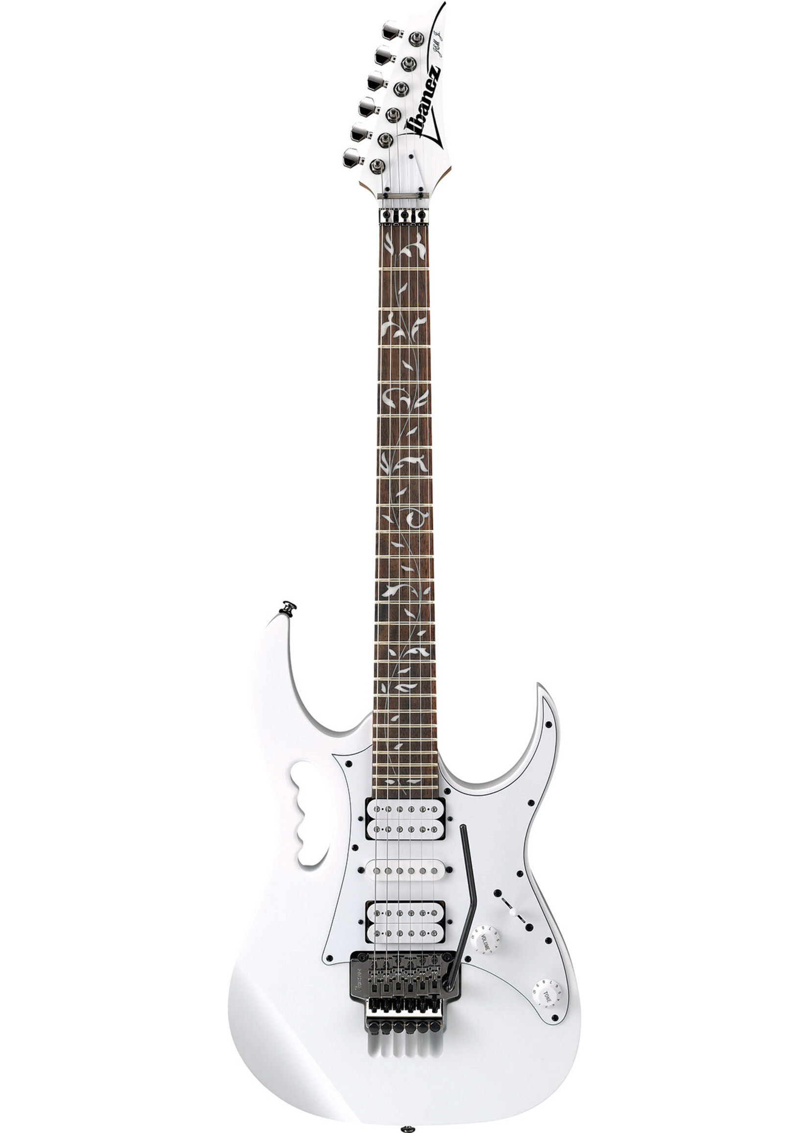 IBANEZ Ibanez JEMJRWH White Steve Vai Jem Junior Signature 6 String RH Electric Guitar jem-jr-wh