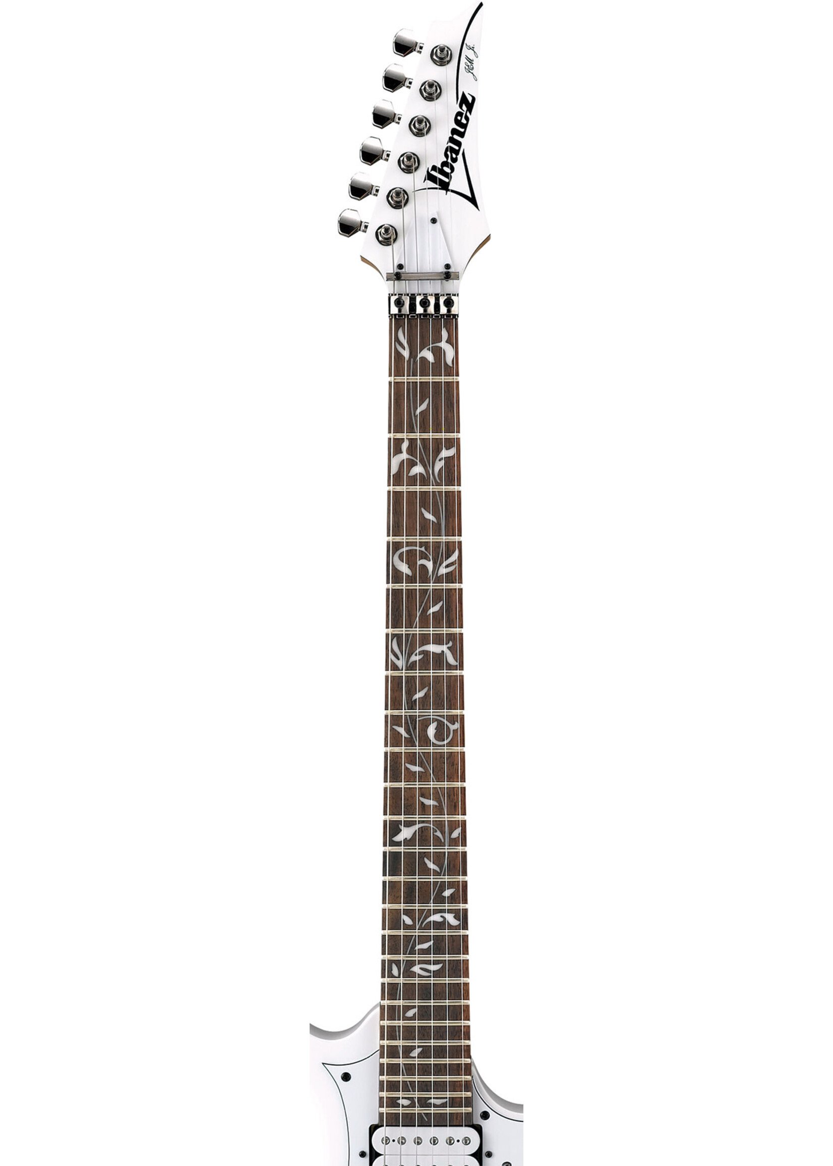 IBANEZ Ibanez JEMJRWH White Steve Vai Jem Junior Signature 6 String RH Electric Guitar jem-jr-wh