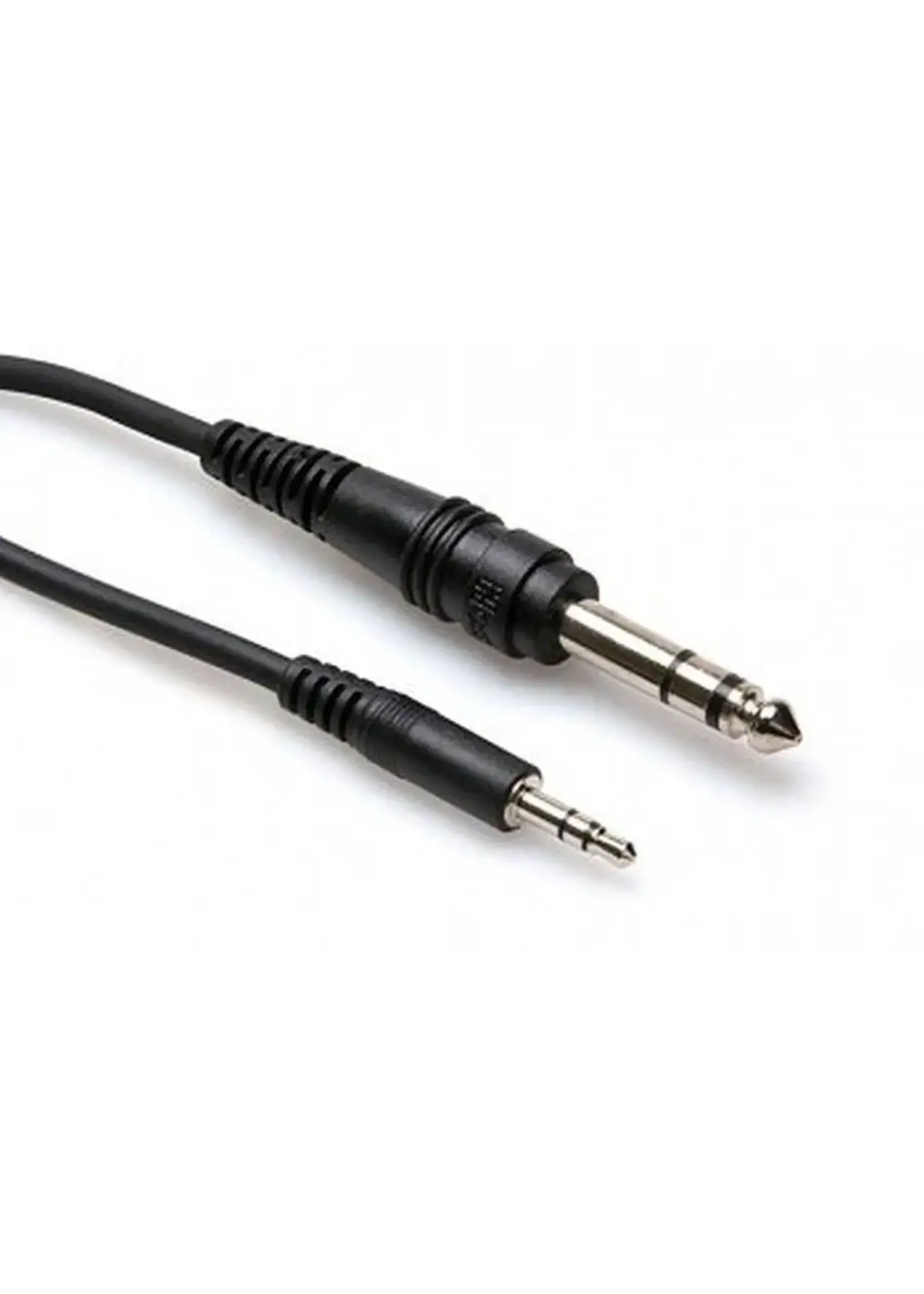 Hosa Stereo Interconnect 3.5 mm TRS (M) 1/4'' TRS, 10 ft  |   Model: # CMS-110