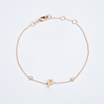 LXR Jewelry Studded Bracelet "P"