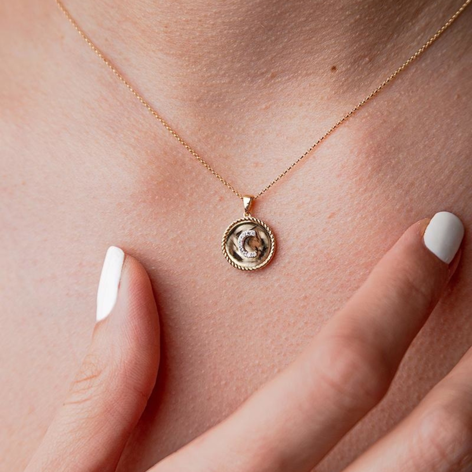 LXR Jewelry Necklace C Coin