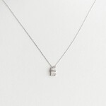 LXR Jewelry Pendant 14K DIA 0.10CT WG "E"
