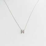 LXR Jewelry Pendant 14K DIA 0.10CT WG "H"