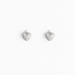 LXR Jewelry Earrings 14K White Gold Diamond ER4-15549W