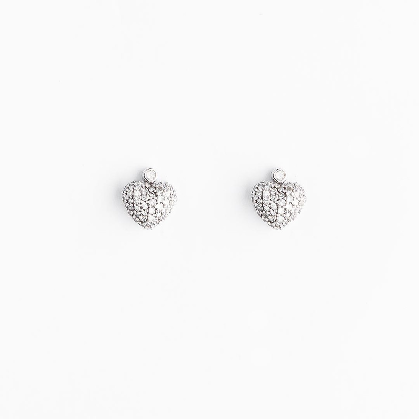 LXR Jewelry Earrings 14K White Gold Diamond ER4-15549W