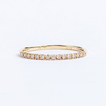 LXR Jewelry Ring DIA .11CT Gold wt .79gr