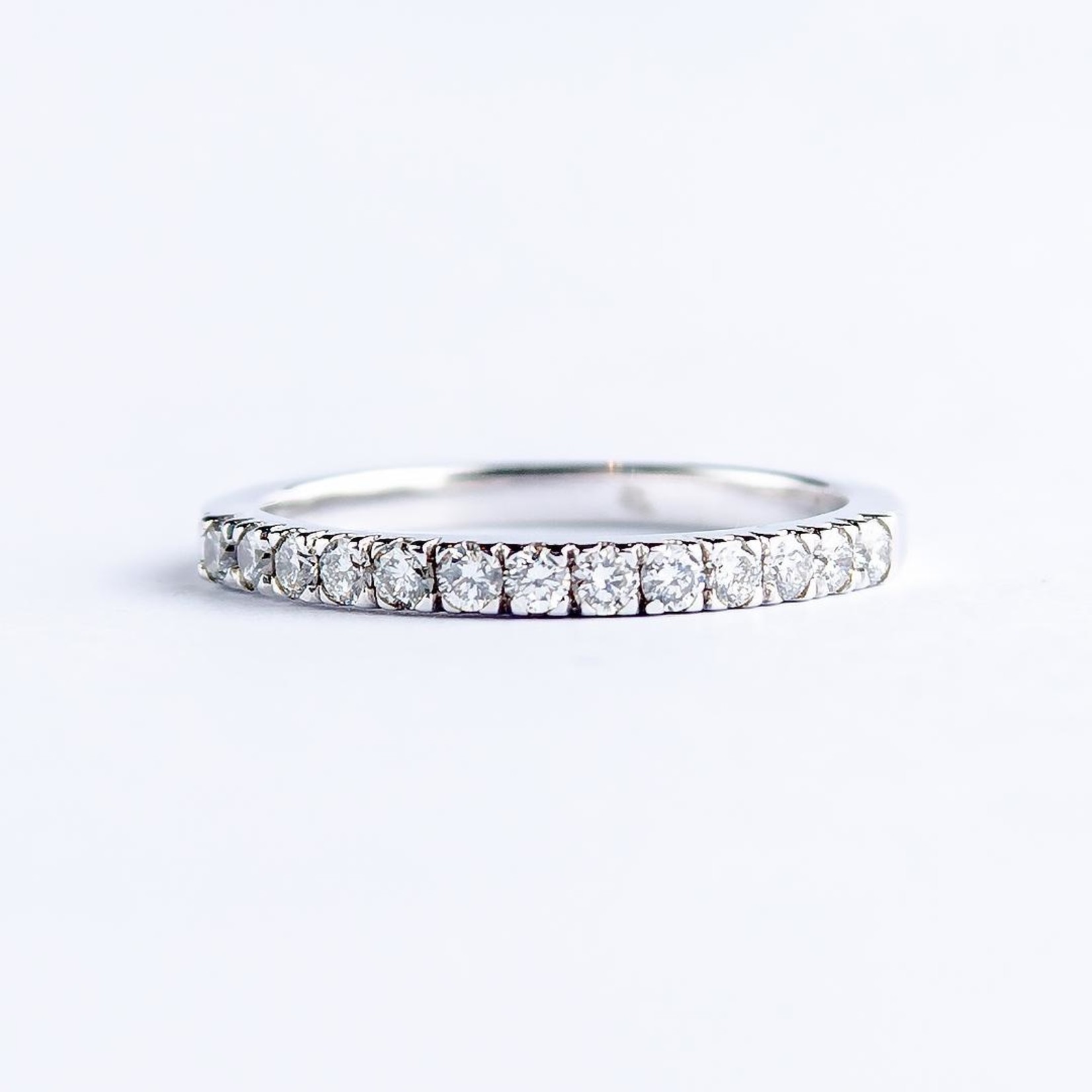 LXR Jewelry Ring 14K DIA 0.40CT White Gold