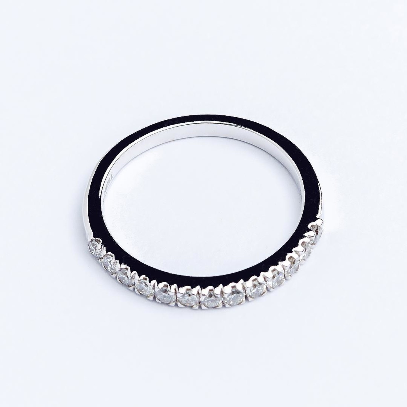 LXR Jewelry Ring 14K DIA 0.40CT White Gold
