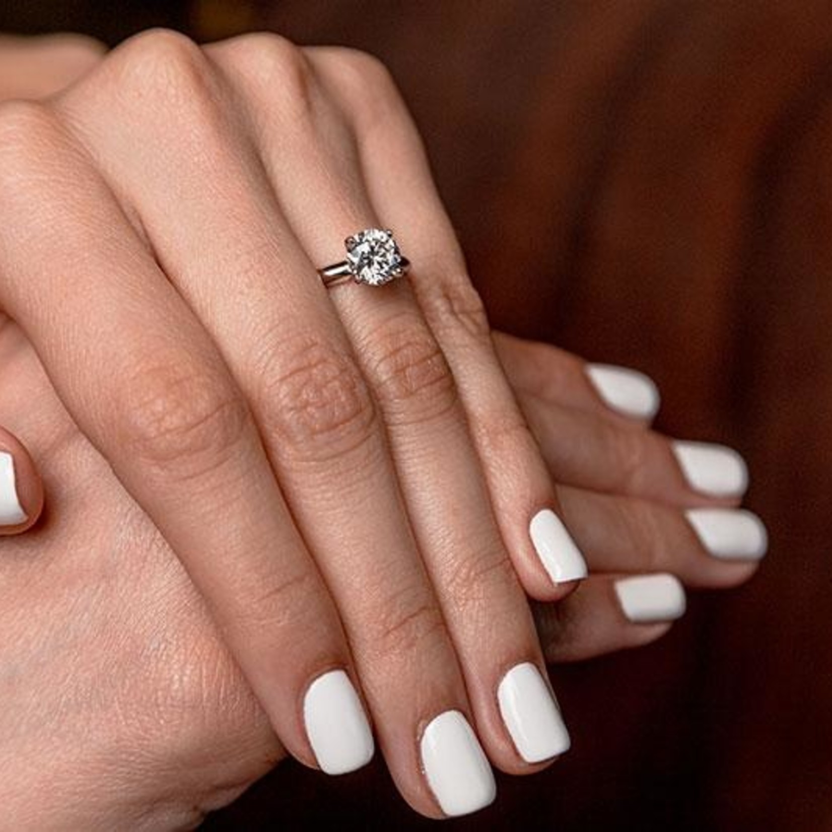 GIA Ring 18KW Round DIA 1.51CT GIA I/SI1