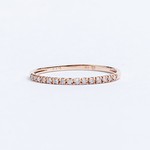 LXR Jewelry Ring DIA .11CT Gold wt .74gr