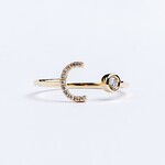LXR Jewelry Ring C M 1.42 DIA .11CT