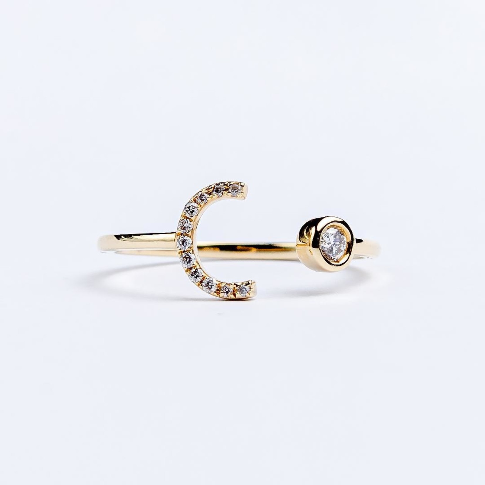LXR Jewelry Ring C M 1.42 DIA .11CT