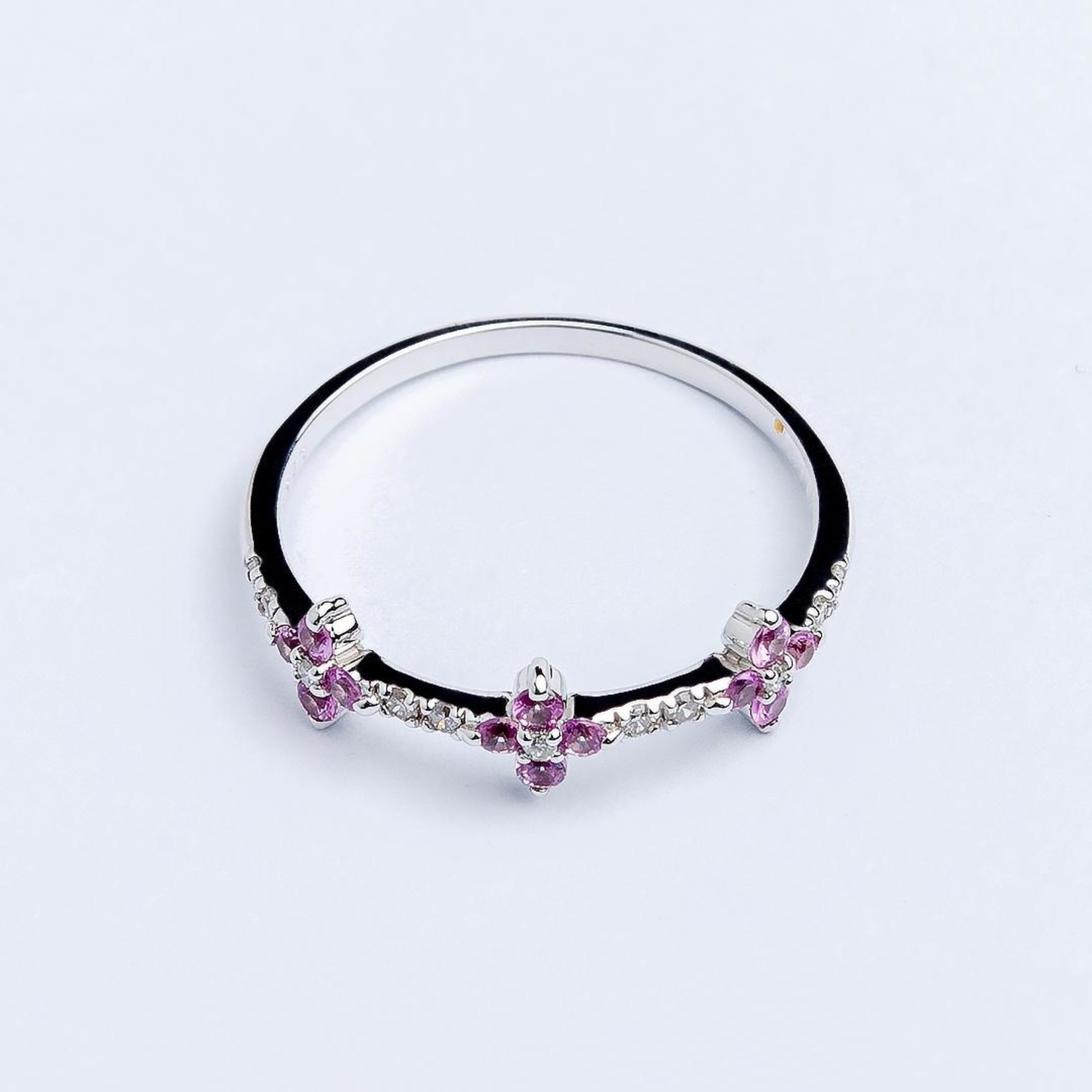 LXR Jewelry Ring SA .23CT DIA .09CT Gold wt 1.4g