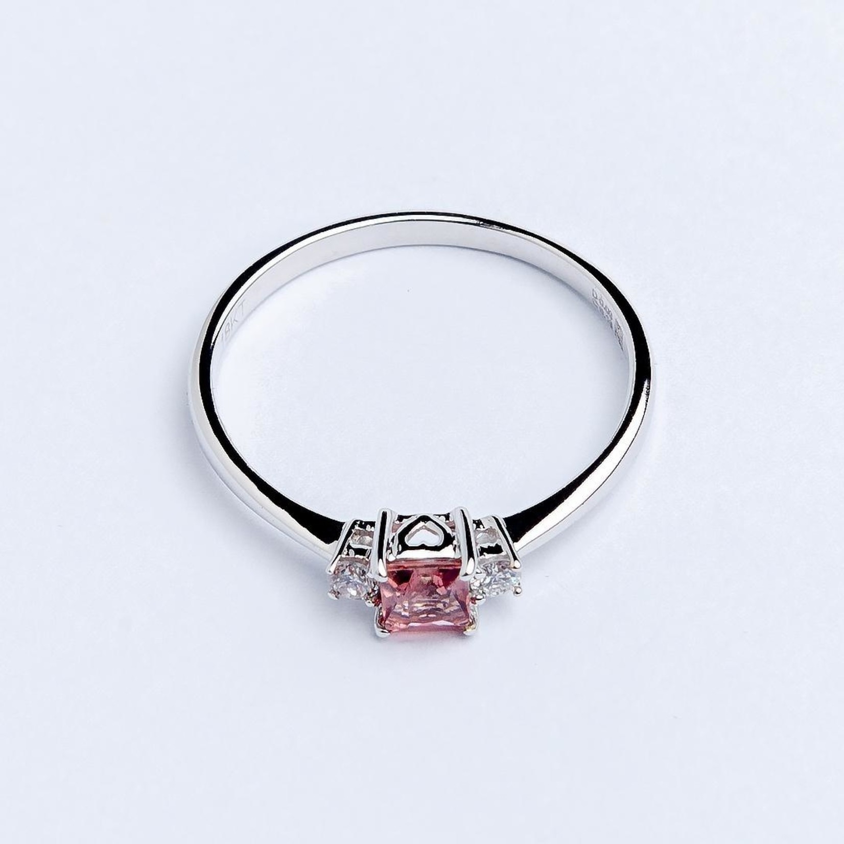 LXR Jewelry Ring M 1.47g DIA .08CT .18CT