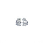 LXR Jewelry Ring 14KW Diamond 1.43ct.