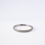 LXR Jewelry Ring 18KW Diamond 0.45ct.
