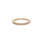LXR Jewelry Ring 18KY Diamond 0.59ct.