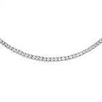 LXR Jewelry Necklace 14KW Diamond 5.57ct. Tennis