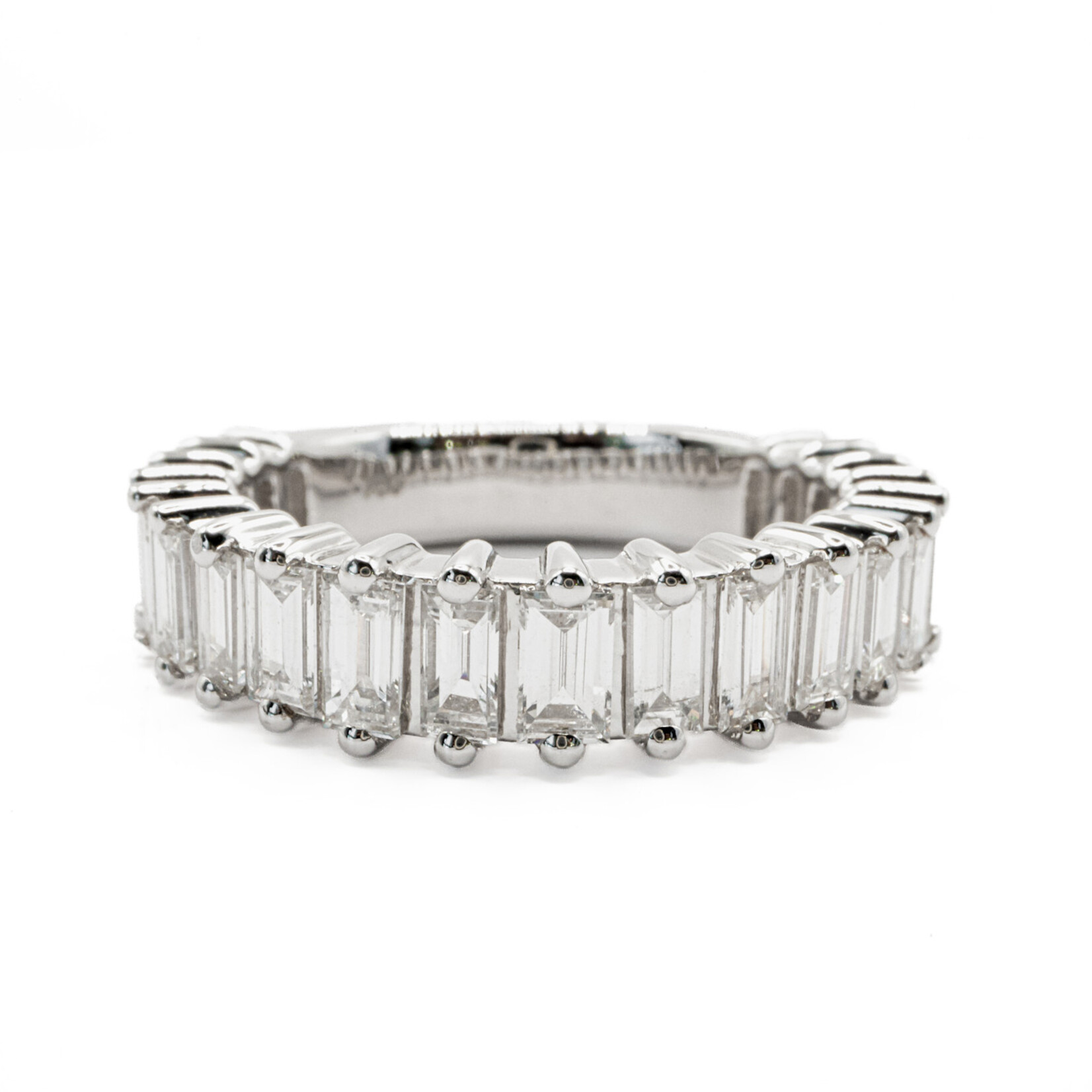 LXR Jewelry Ring 14KW Diamond 2.01ct.