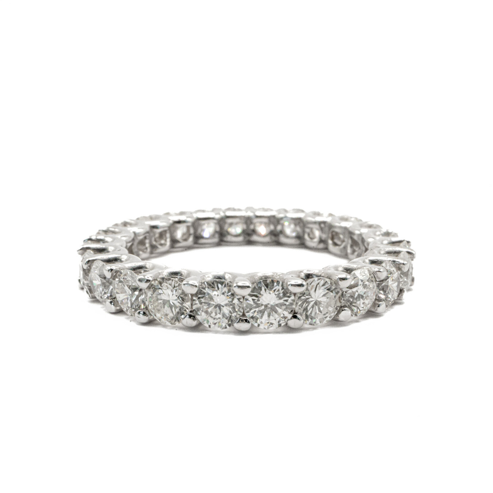 LXR Jewelry Ring 14KW Diamond 2.25ct.