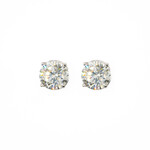 GIA Studs 14KW BR Diamond GIA I/SVSI  3.00ct.
