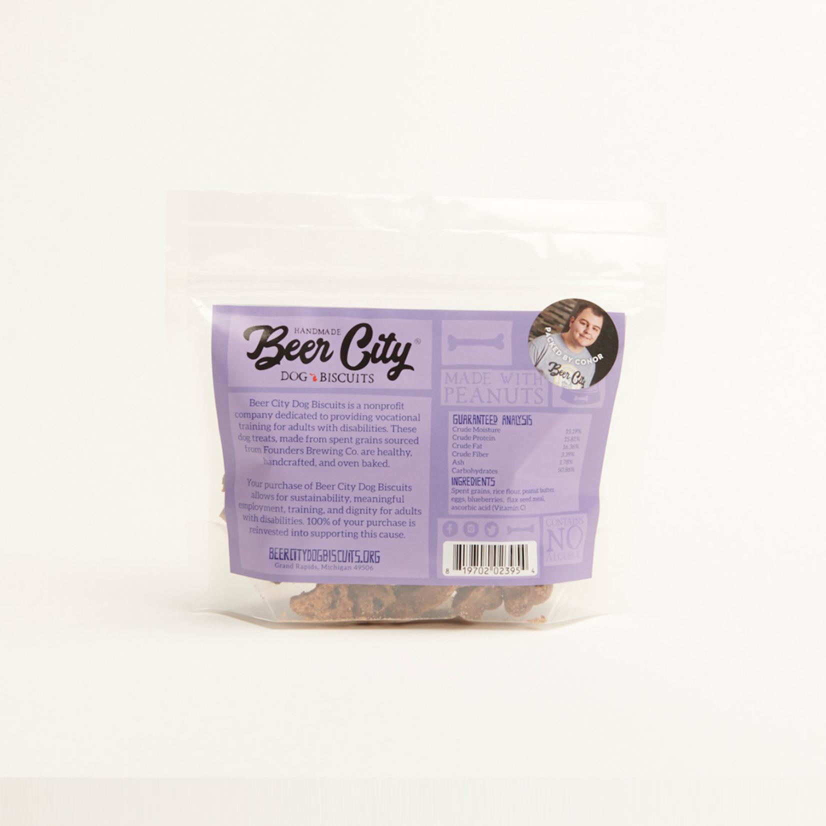 Beer City Beer City Dog Biscuits - Blueberry & Flax