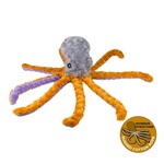 Tall Tails Tall Tails Octopus Rope Squeaker Crinkle Toy 14"